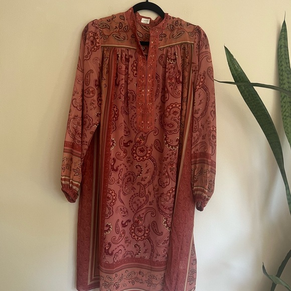 Aritzia Wilfred woman’s Solene Paisley tunic dress - Picture 7 of 16